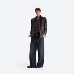 Washed Sheepskin Leather Jacket